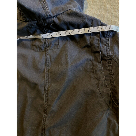 Universal Thread Womens Jacket Size Small Blue Canvas Utility Military Jacket - Picture 15 of 15